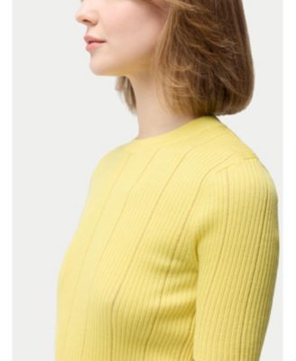 Women's Ajour-Knit Cashmere Silk Top