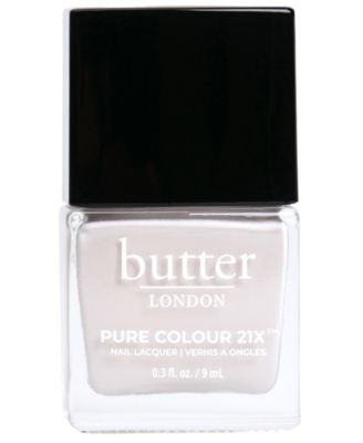 butter London Pure Color 21X Nail Lacquer, 0.3 oz. - Blustery Day (Light Gray CrÃ¨me)