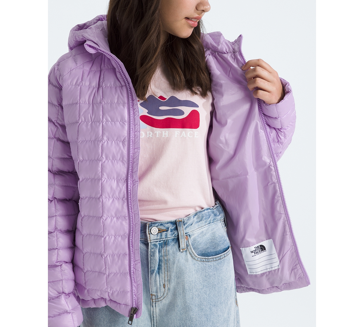 The North Face Boys and Girls Xs-xxl Hooded Zip-Up Jacket