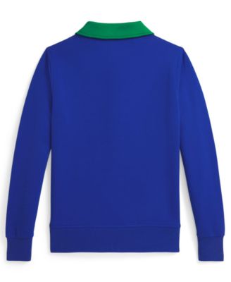 Boys 8-20 Double-Knit Collared Sweatshirt