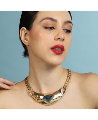 Women's The Petra-Chain Collar Necklace - California Gold