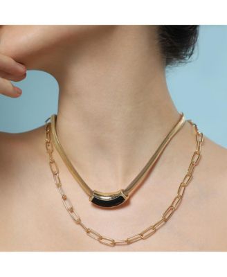 Women's The Sylvan-Snakechain Multi-Layer Necklace - California Gold