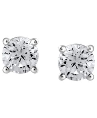 Diamond Stud Earring (5/8 ct. t.w.) in 14k White Gold