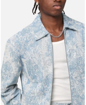 Men's Denim Jacquard Jacket