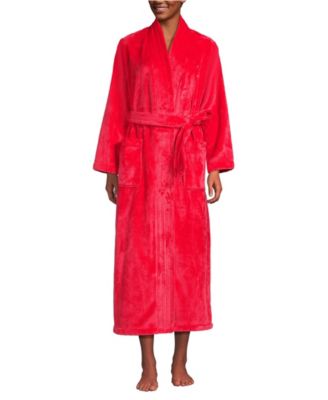 Women's Cozy Plush Long Wrap Robe