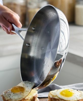 Stainless Steel 12" Valencia Pro Uncoated Frypan