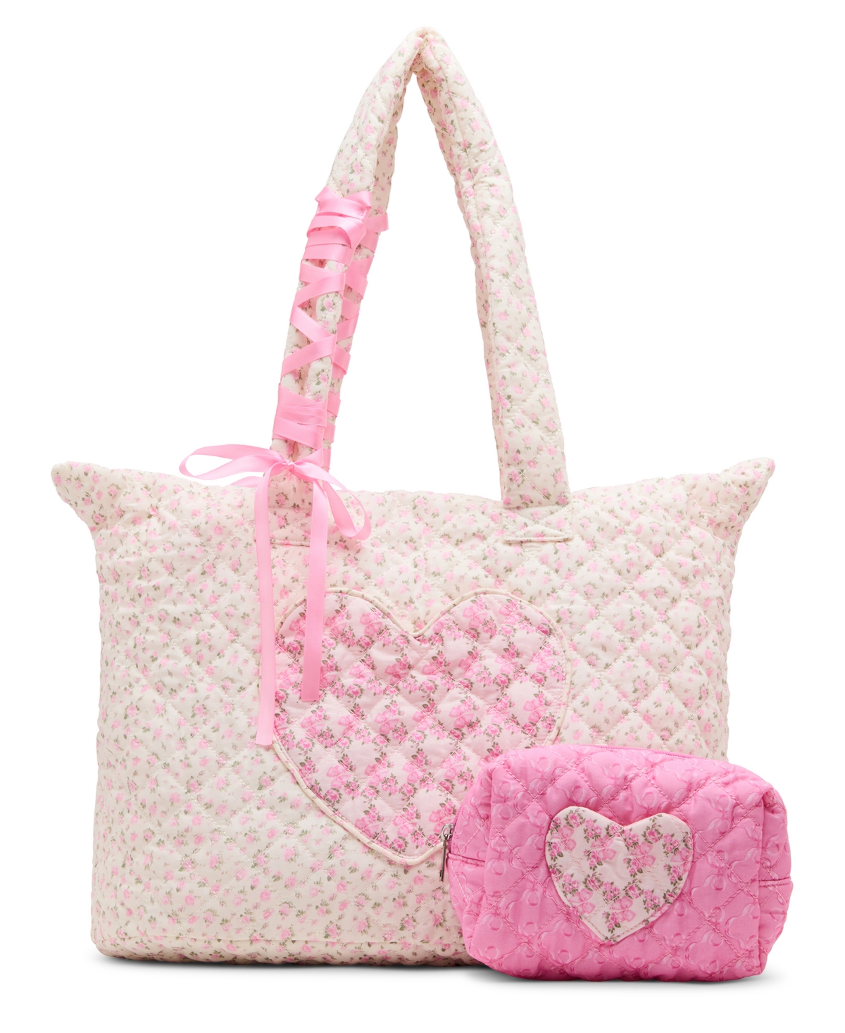 Madden Girl Women's Aelis Large Duffle Bag In Pink