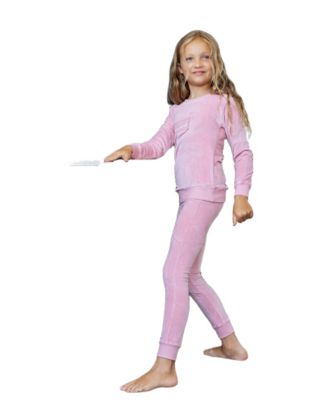 Big Girls Velour Patch 2-Piece Loungewear Set