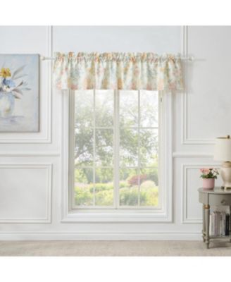 Chloe Light Filtering Semi Sheer 3" Rod Pocket Window Valance 84" x 16" Pastel