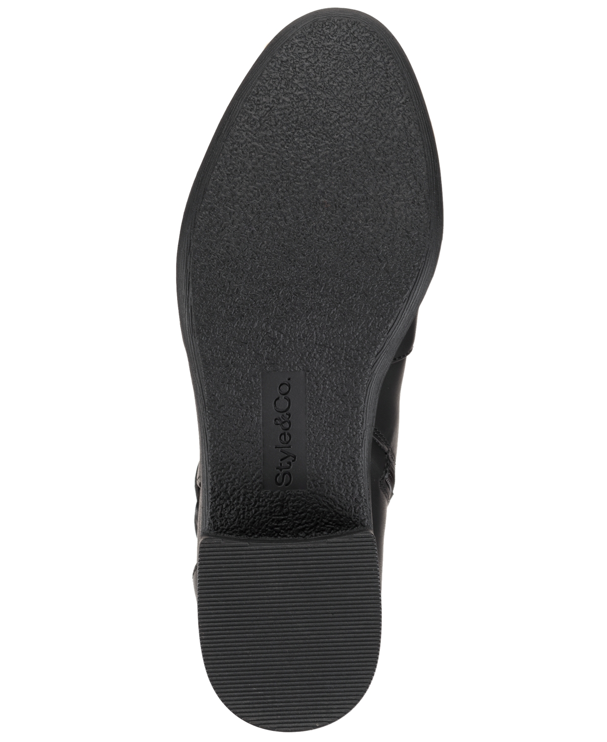 Style & Co Women's Rubyyy Almond Toe Belt Booties, Macy's Exclusive In Black