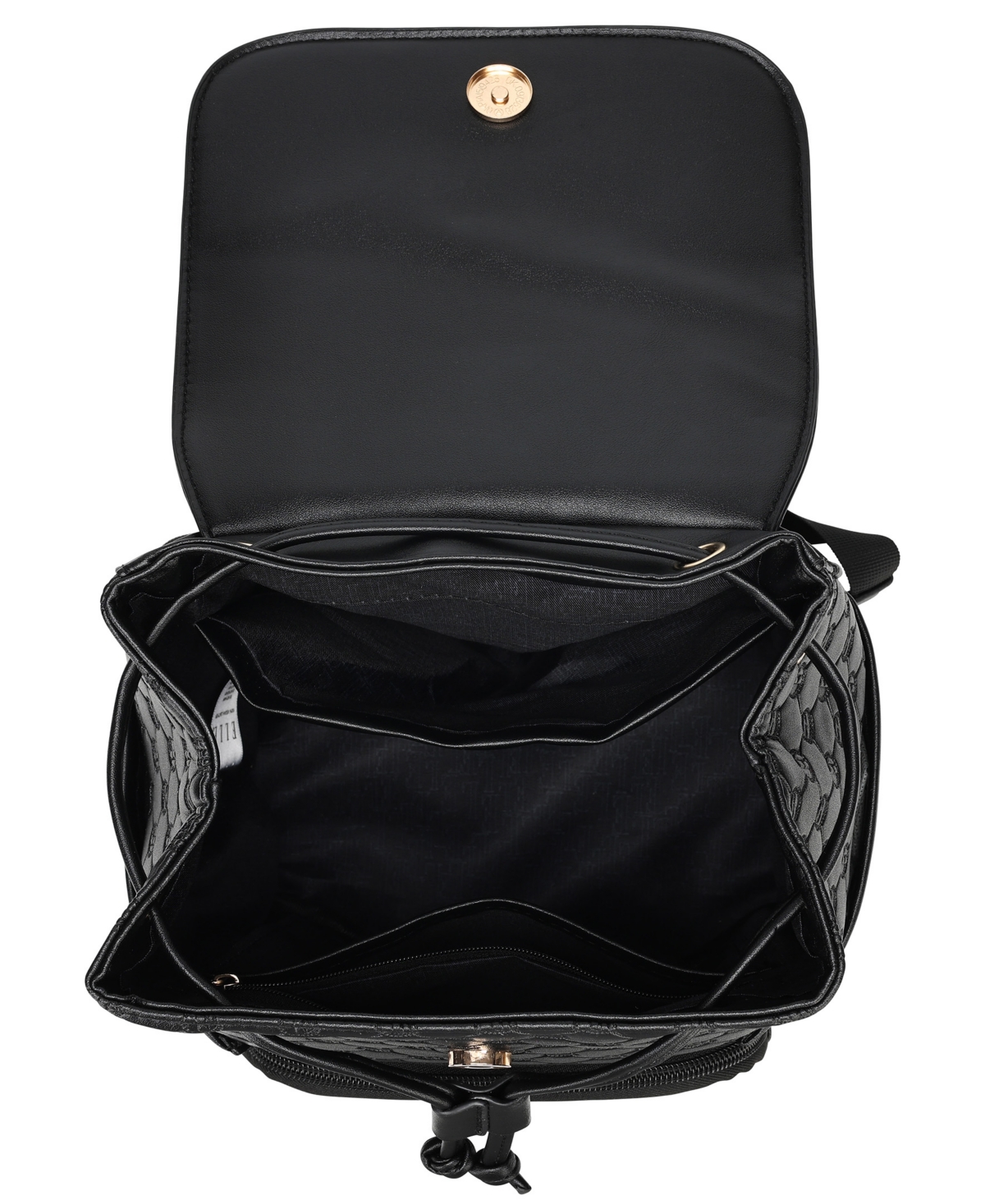 Elle Compass 11" Monogram Mini Backpack In Black
