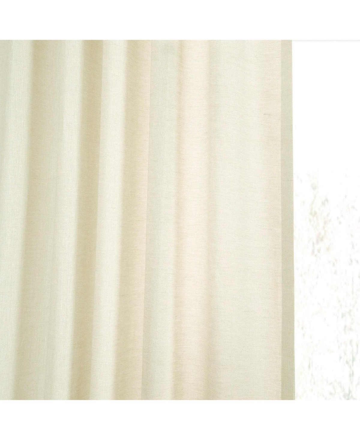 Half Price Drapes Deluxe French Linen Curtain