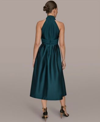 Women's A-Line Halter Midi Dress