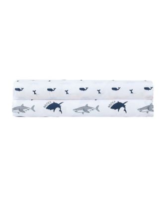 Caspian Whales Microfiber 4-Pc. Sheet Set, Queen