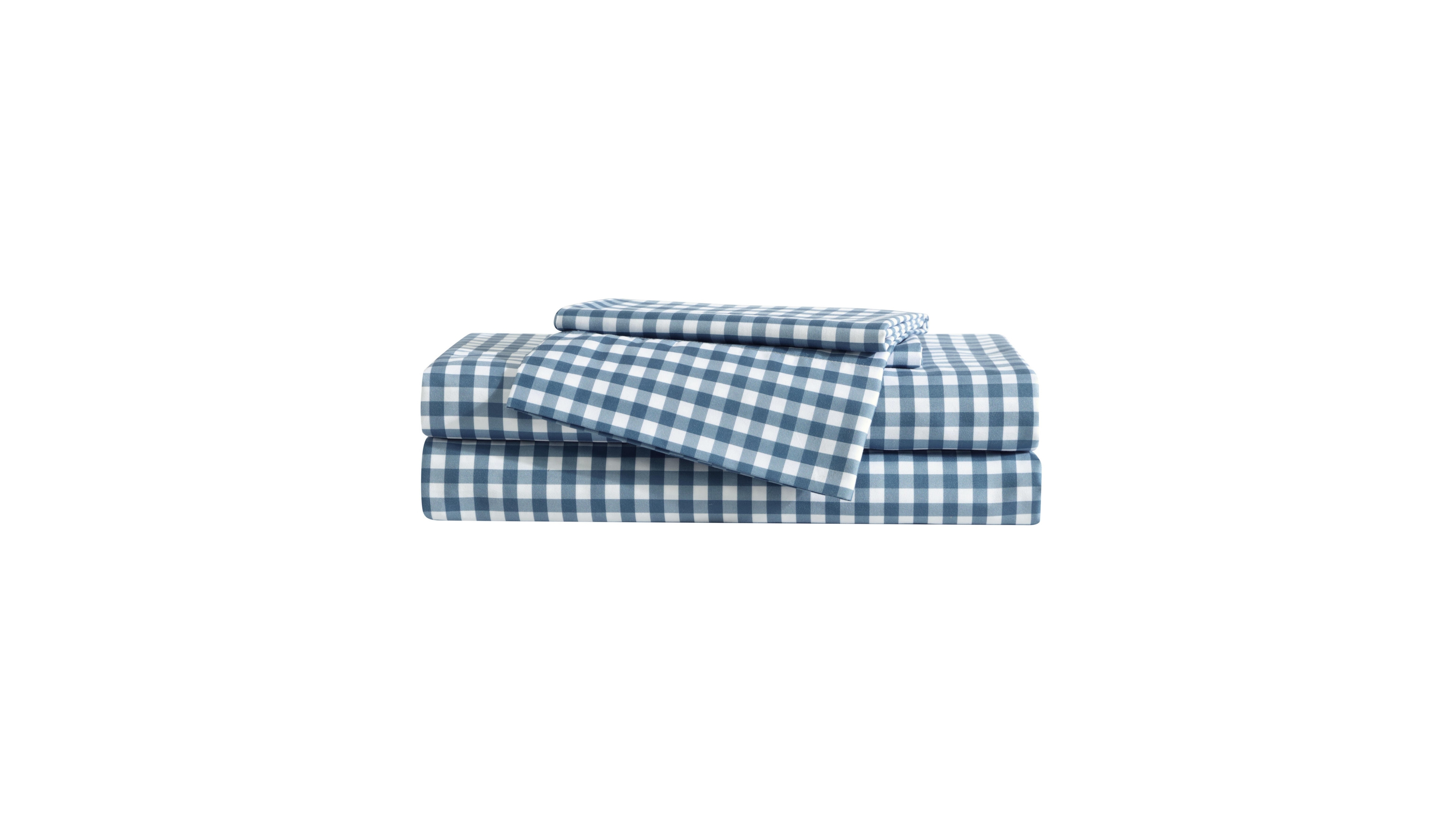 Eddie Bauer Preston Check Microfiber 4-Pc. Sheet Set, Full