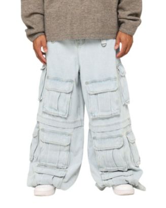 Loiter Men's Rave Multi Cargo Denim Jeans - Macy's