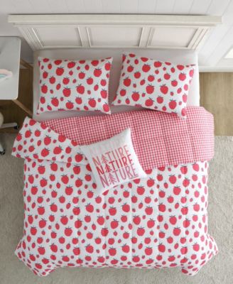 Strawberry Field Microfiber 4-Pc. Comforter Set, Full/Queen