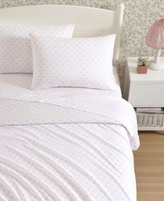 Lovely Bows Microfiber 3-Pc. Sheet Set, Twin XL