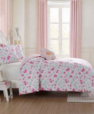 Meadow Daisies Microfiber 4-Pc. Comforter Set, Full/Queen