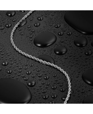 Rope Necklace - 3mm - Silver 21" - Without Engraving
