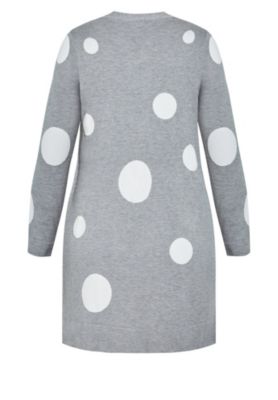 Women's Plus Size Spot It Cardigan
