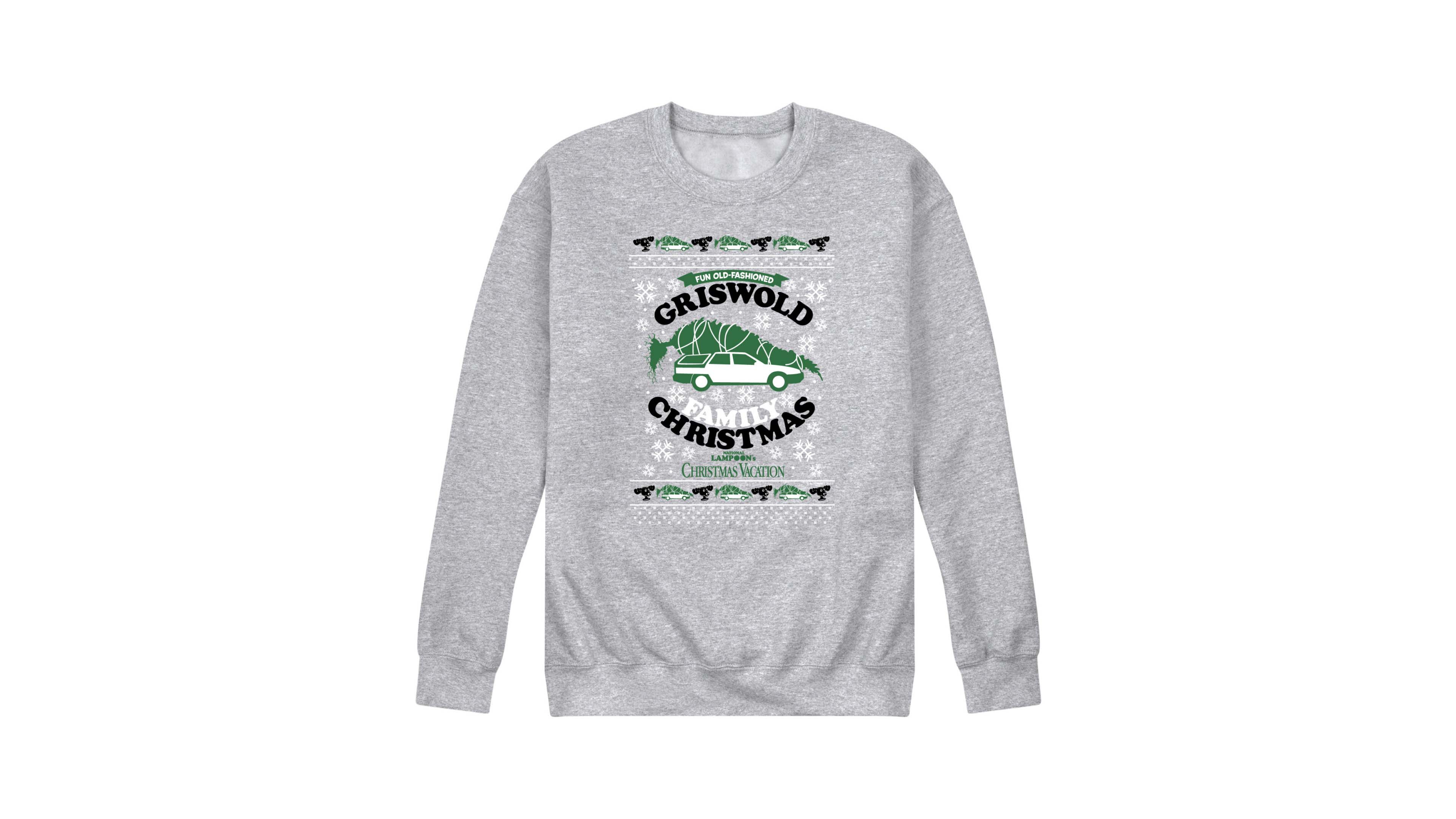 Airwaves Men's Christmas Vacation Griswold Holiday Long-Sleeve Sweatshirt