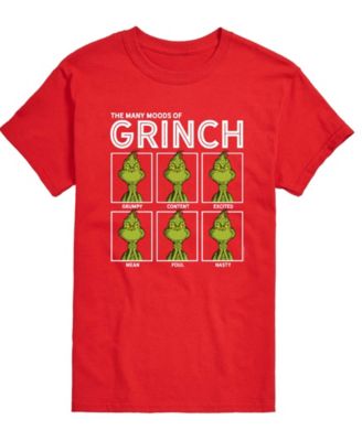 AIRWAVES - Men's Many Moods of Grinch Graphic Print T-Shirt