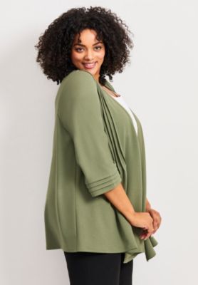 Plus Size Cascade Jacket