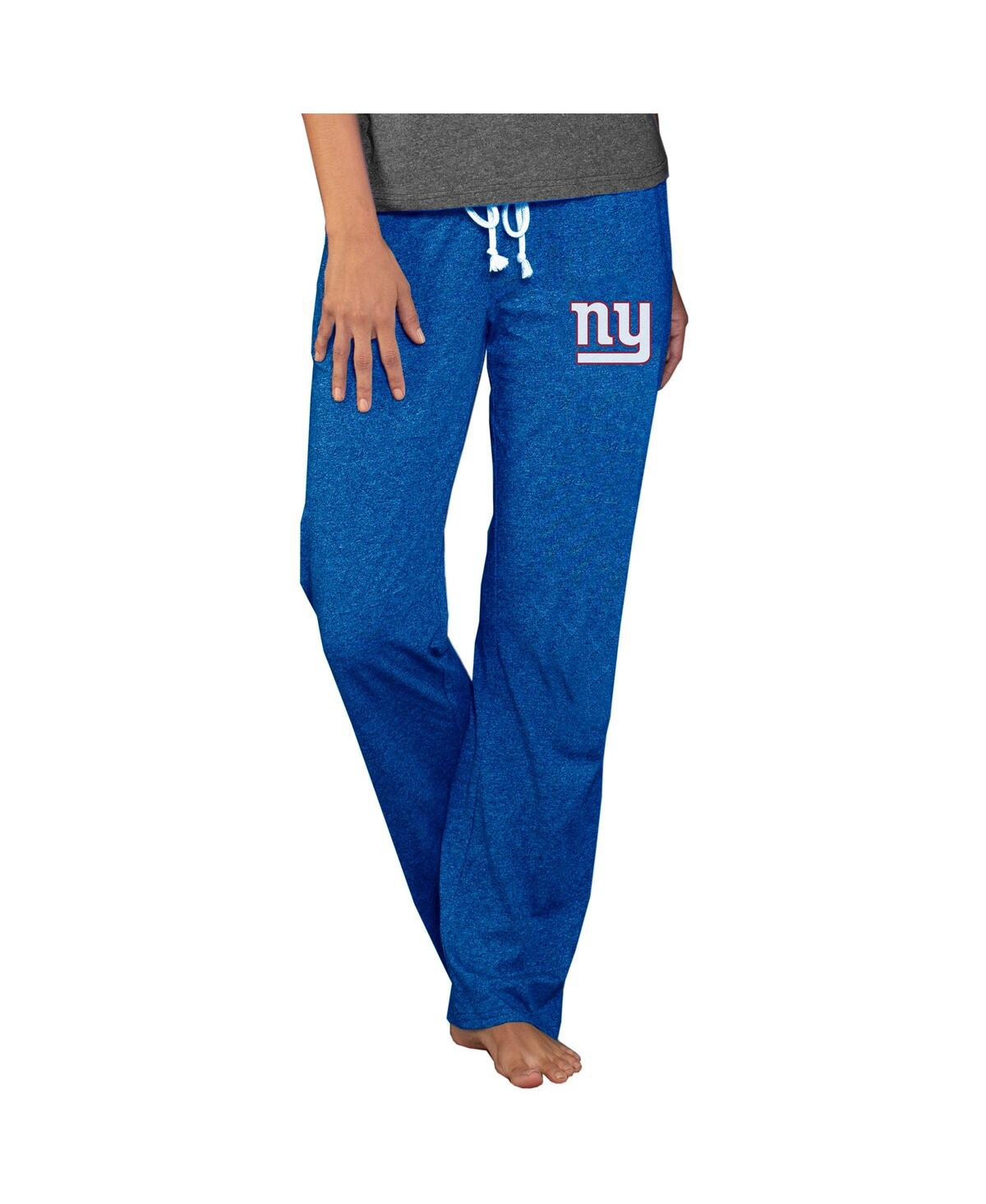 Concepts Sport Women's Royal New York Giants Quest Knit Lightweight Lounge Pants In Blue