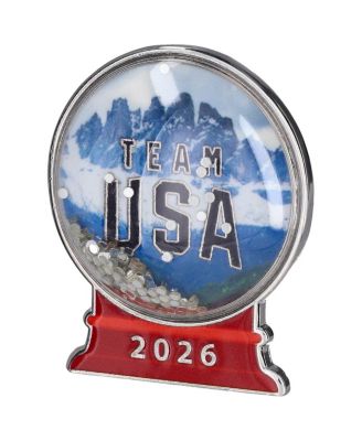2026 Snow Globe with Glitter Snow Lapel Pin