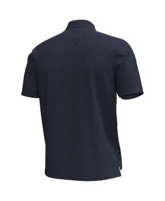 Men's Navy Notre Dame Fighting Irish Hockey Leprechaun Drive Aura Polo Shirt