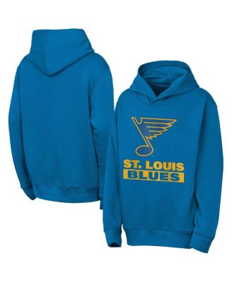 Outerstuff - Big Boys and Girls Blue St. Louis Blues Back to Basics Hoodie