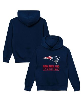 Outerstuff - Preschool Navy New England Patriots Back to Basics Hoodie