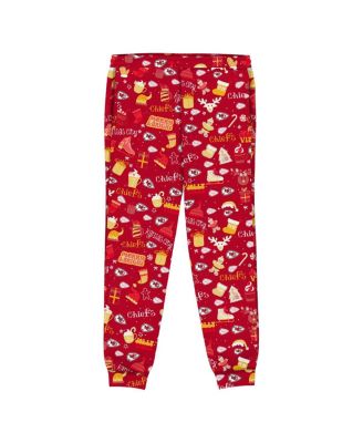 Toddler Red Kansas City Chiefs Chestnut Holiday Sleep Set