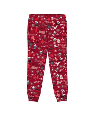 Toddler Scarlet San Francisco 49ers Chestnut Holiday Sleep Set