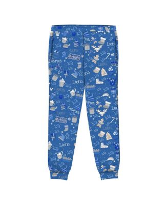 Preschool Blue Detroit Lions Chestnut Holiday Sleep Set