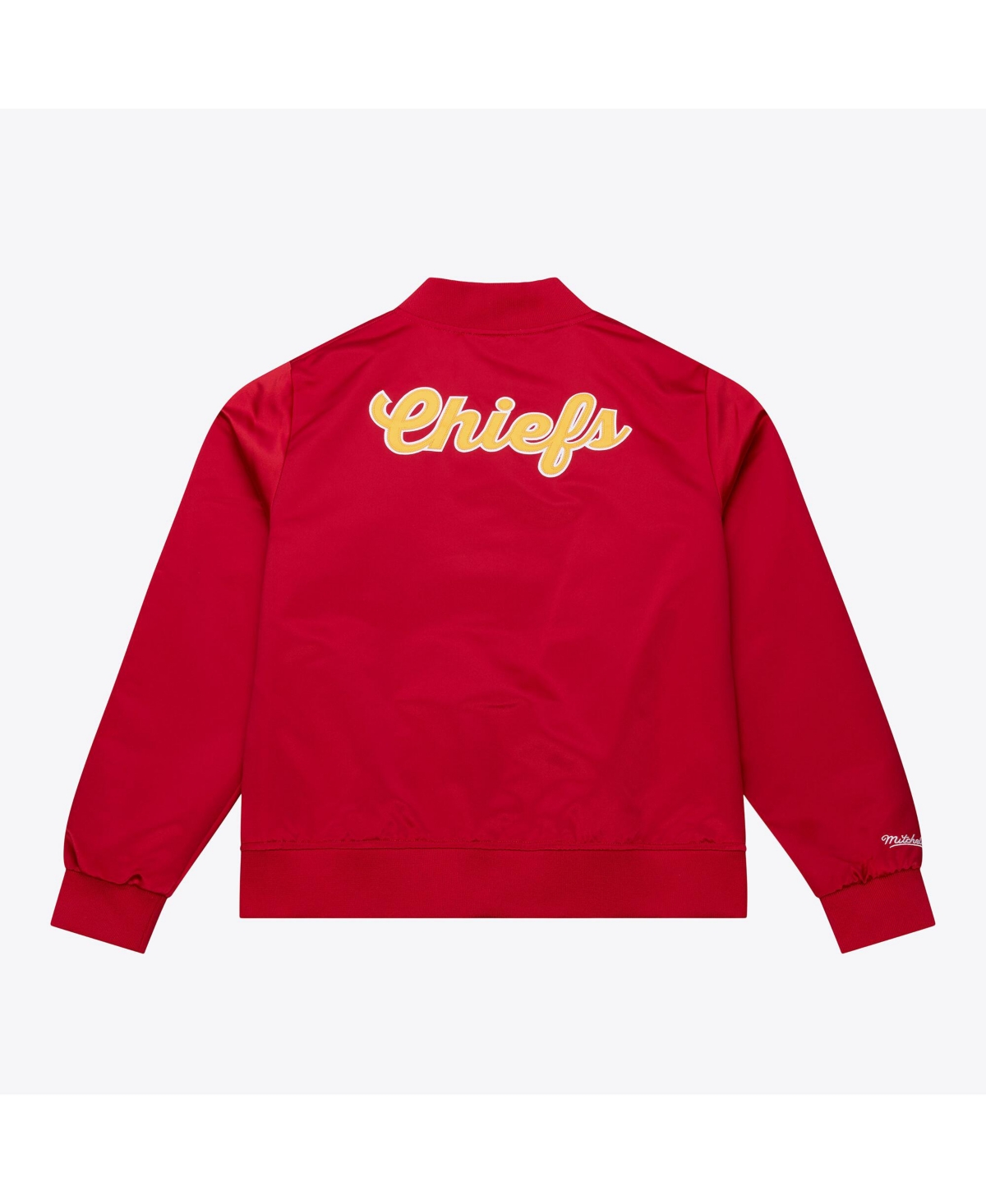Women's Red Kansas City Chiefs Full-Snap Satin Jacket