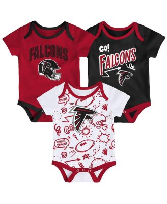 Outerstuff - Baby Boys and Girls Atlanta Falcons All Day Play Three-Piece Bodysuit Set