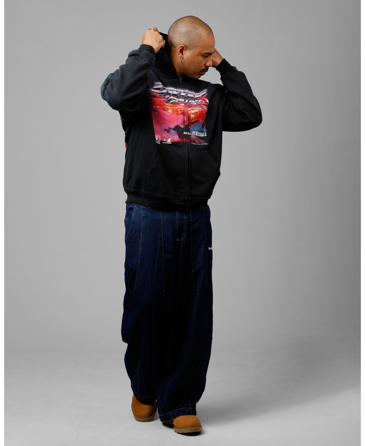 Loiter Men's Speed Vintage Zip Hoodie