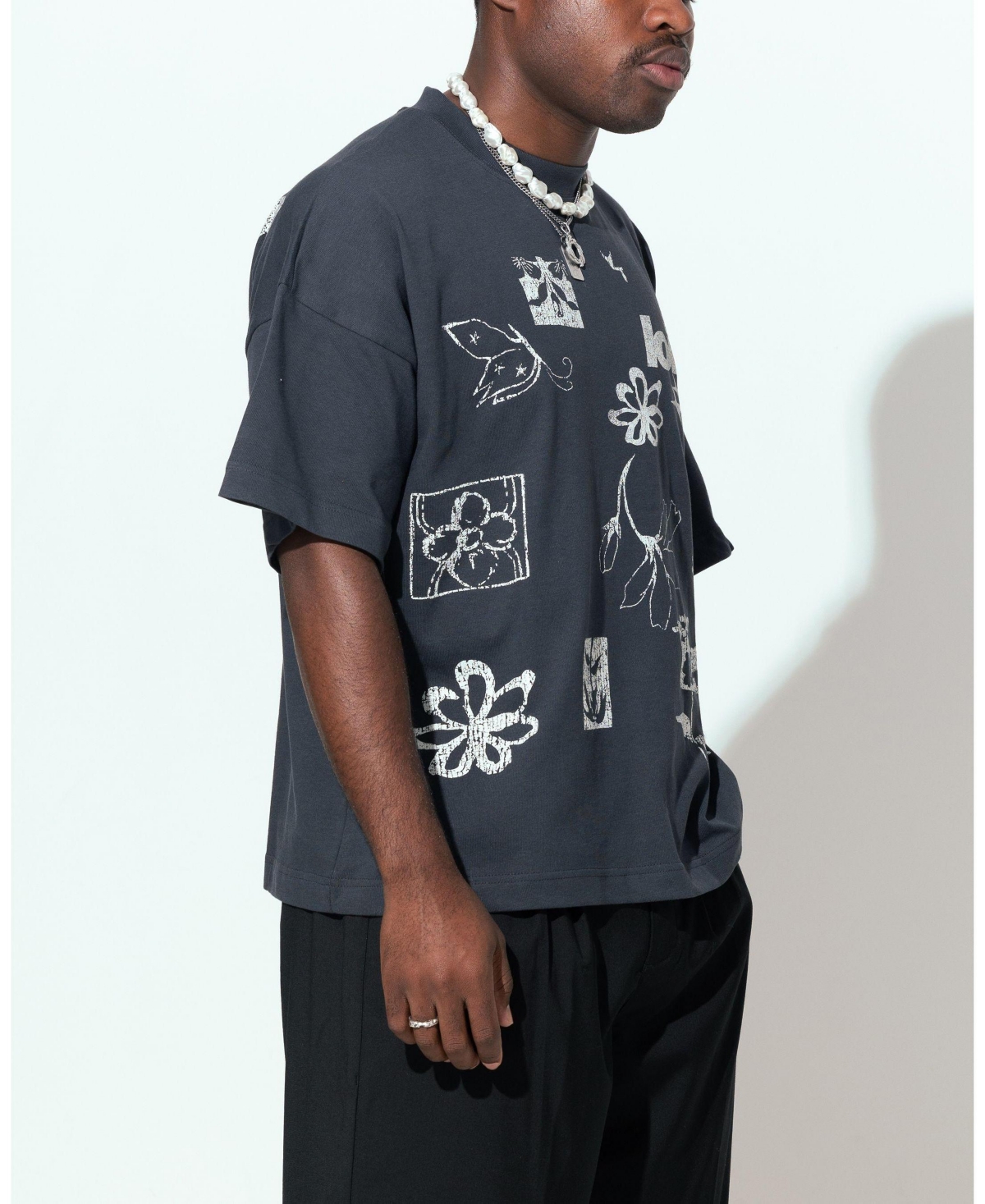 Loiter Men's Flowerbed Box Tee T- Shirt