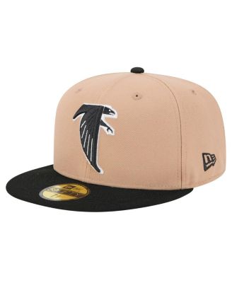 New Era - Men's Tan Atlanta Falcons Throwback Logo Main 59FIFTY Fitted Hat