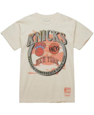 Men's White New York Knicks Big Tall Hardwood Classics Crown Jewels T-Shirt