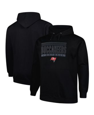 Fanatics - Men's Black Tampa Bay Buccaneers Big Tall Pop Pullover Hoodie