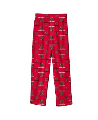 Outerstuff - Big Boys and Girls Red Maryland Terrapins Team Pants