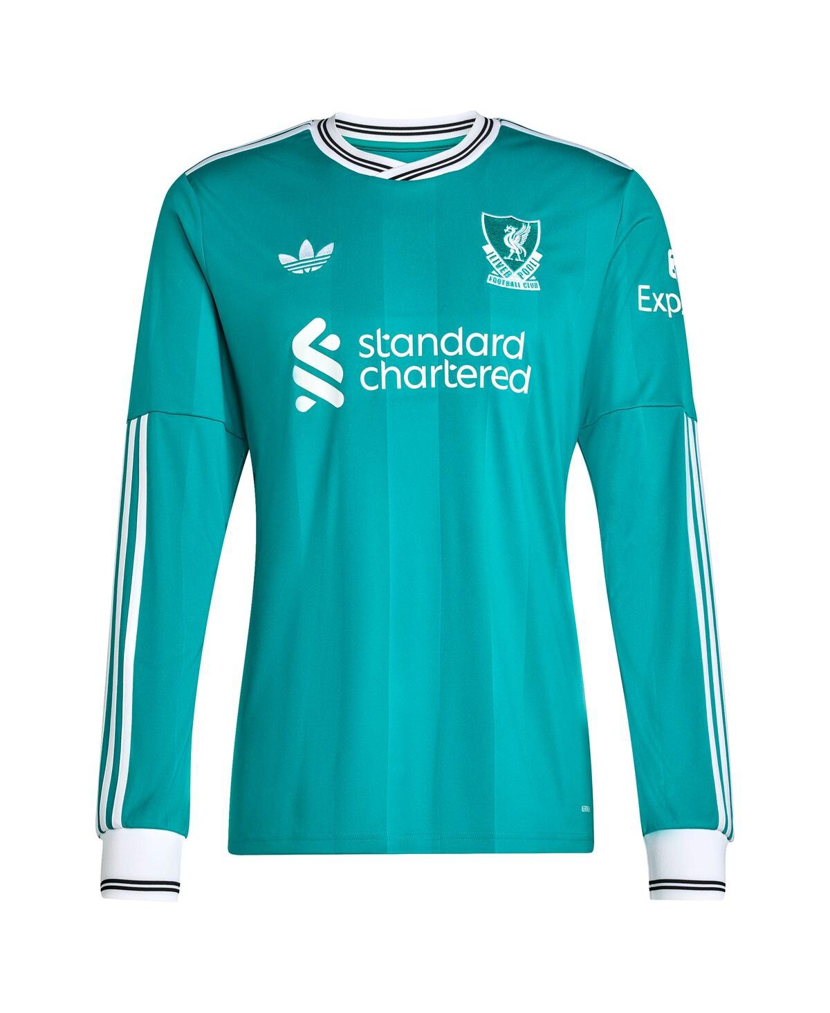 Adidas Men's Mohamed Salah Green Liverpool 2025/26 Third Replica Long Sleeve Player Jersey