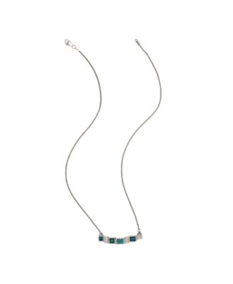 Stepping Stone Pewter Pendant Necklace