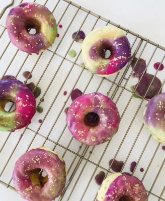 DIY Unicorn Galaxy Gluten-Free Donut Baking Kit