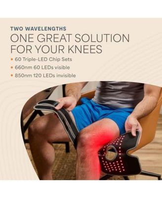 Adjustable Red & Near Infrared Light Therapy Knee Brace for Pain Relief & Faster Recovery