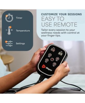 Portable Far Infrared Heating Mat – Infrared Heat Pad for Back Pain Relief, Improved Mood, Energy & Recovery