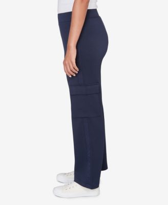 Petite Luxe Knit Cargo Ankle Pant